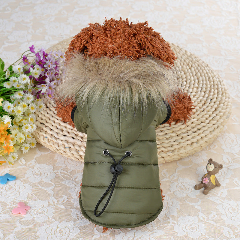 Casaco acolchoado de inverno para animais de estimação