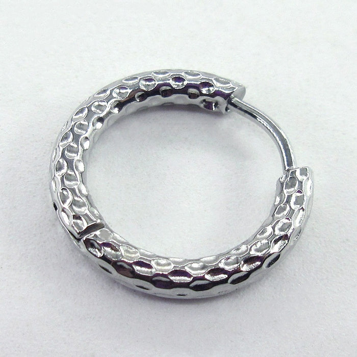 Stainless Steel Earrings High-grade Round Ear Clip
