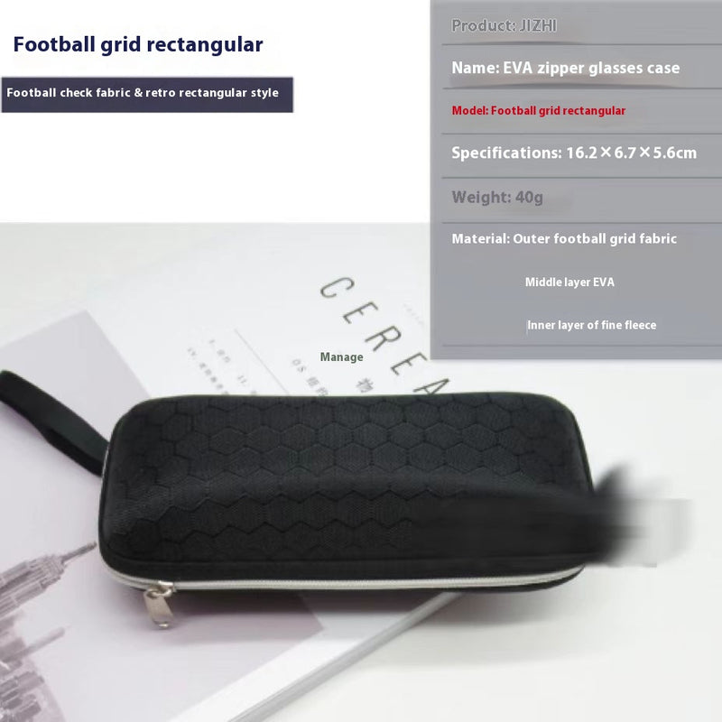 Large Sports Sunglasses Simple Zipper Creative Myopia Eye Case