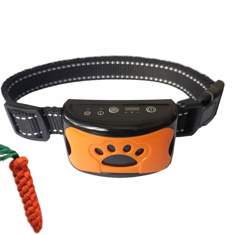 Hundetraining Halsband Wasserdicht Elektrisch Haustier Fernbedienung Wiederaufladbarer Hunde Trainer Bell Stopp Gerät Mit Schock Vibration Ton