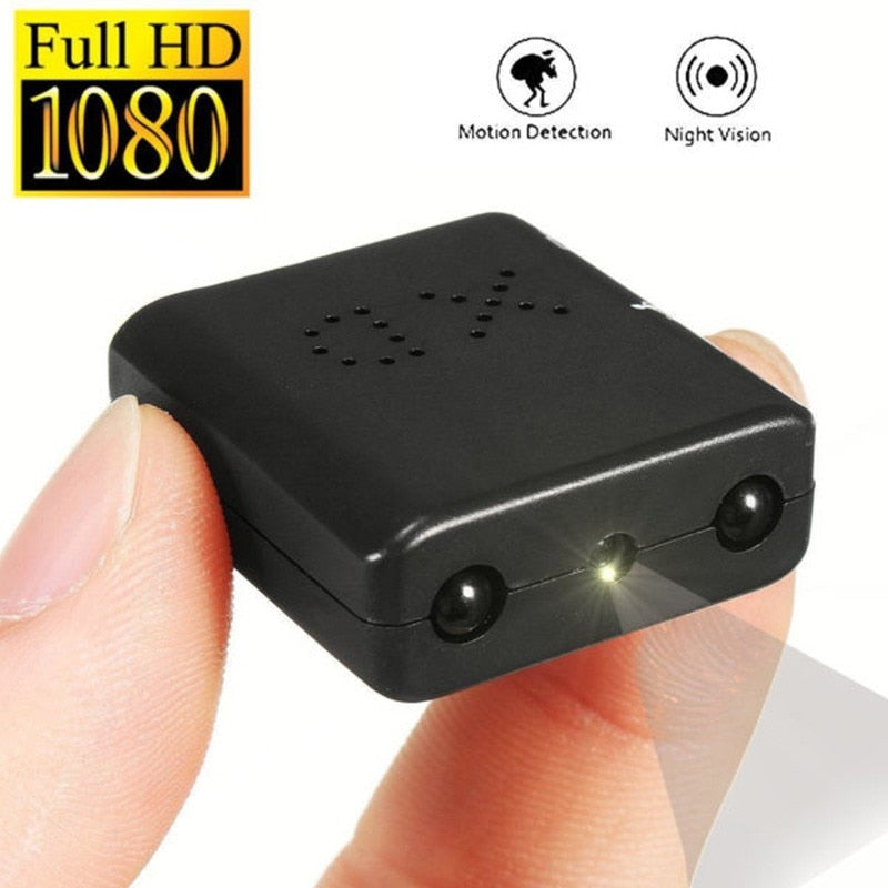 Câmara de Vídeo 1080P Full HD XD IR-CUT Mini Câmara, a mais pequena micro câmara com visão noturna por infravermelhos, deteção de movimento DV, mini câmara de vídeo