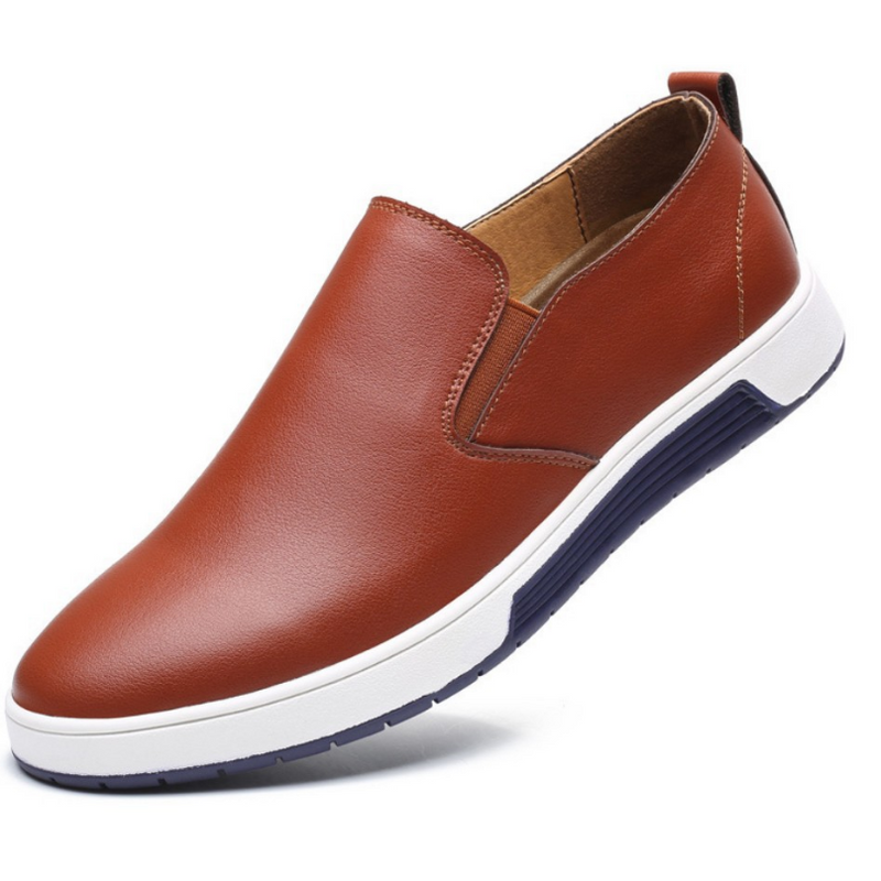Leather Shoes Men's Business Formal Workwear Shoes Black Trendy Soft Shoes