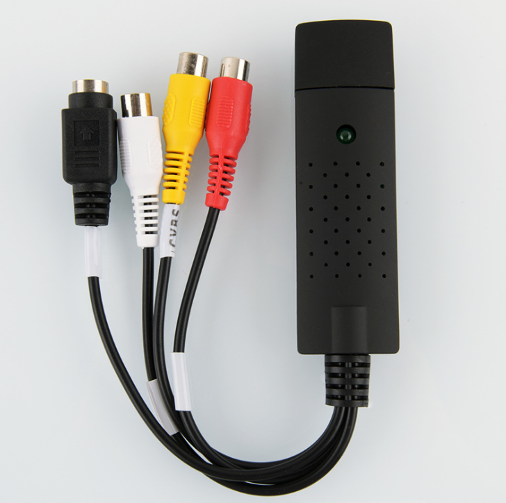 Conversor VHS para DVD Converter vídeo analógico para formato digital Áudio e vídeo DVD VHS Placa de captura de gravação Adaptador de PC de qualidade