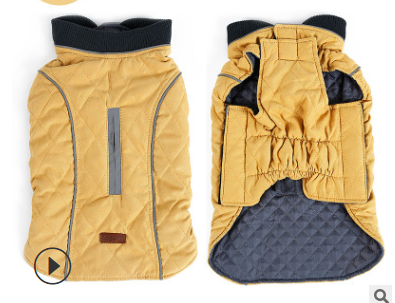 Retro style warm pet clothes