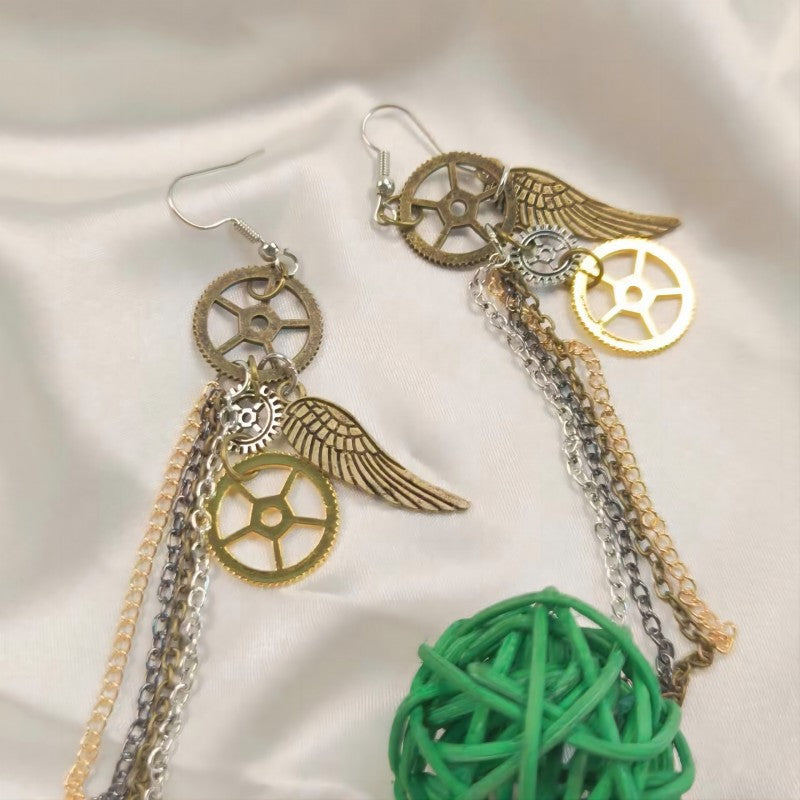 Jewelry Vintage Gear Earrings Steampunk