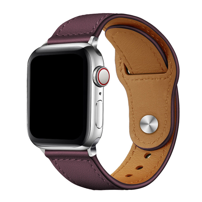 Uhrarmband aus reinem Farbleder der oberen Schicht