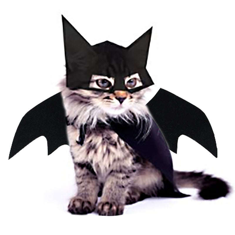 Máscara de Halloween para Animais de Estimação com Asas de Morcego e Corpete