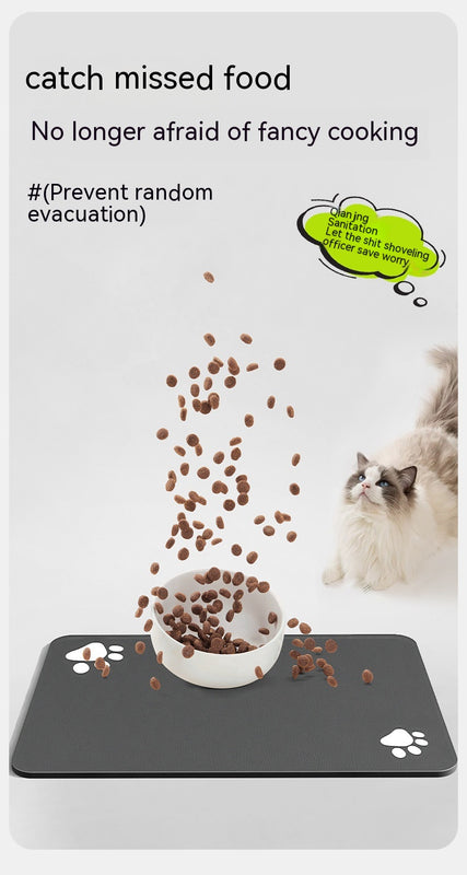 Futtermatte für Hunde und Katzen, abwaschbare und wiederverwendbare Unterlage, saugfähige und schnell trocknende Trainingsmatte für Hunde