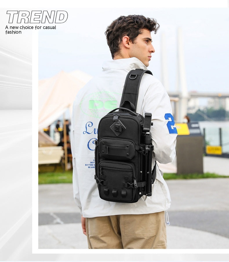 Tactical Chest Outdoor Large Capacity Sports Messenger Bag