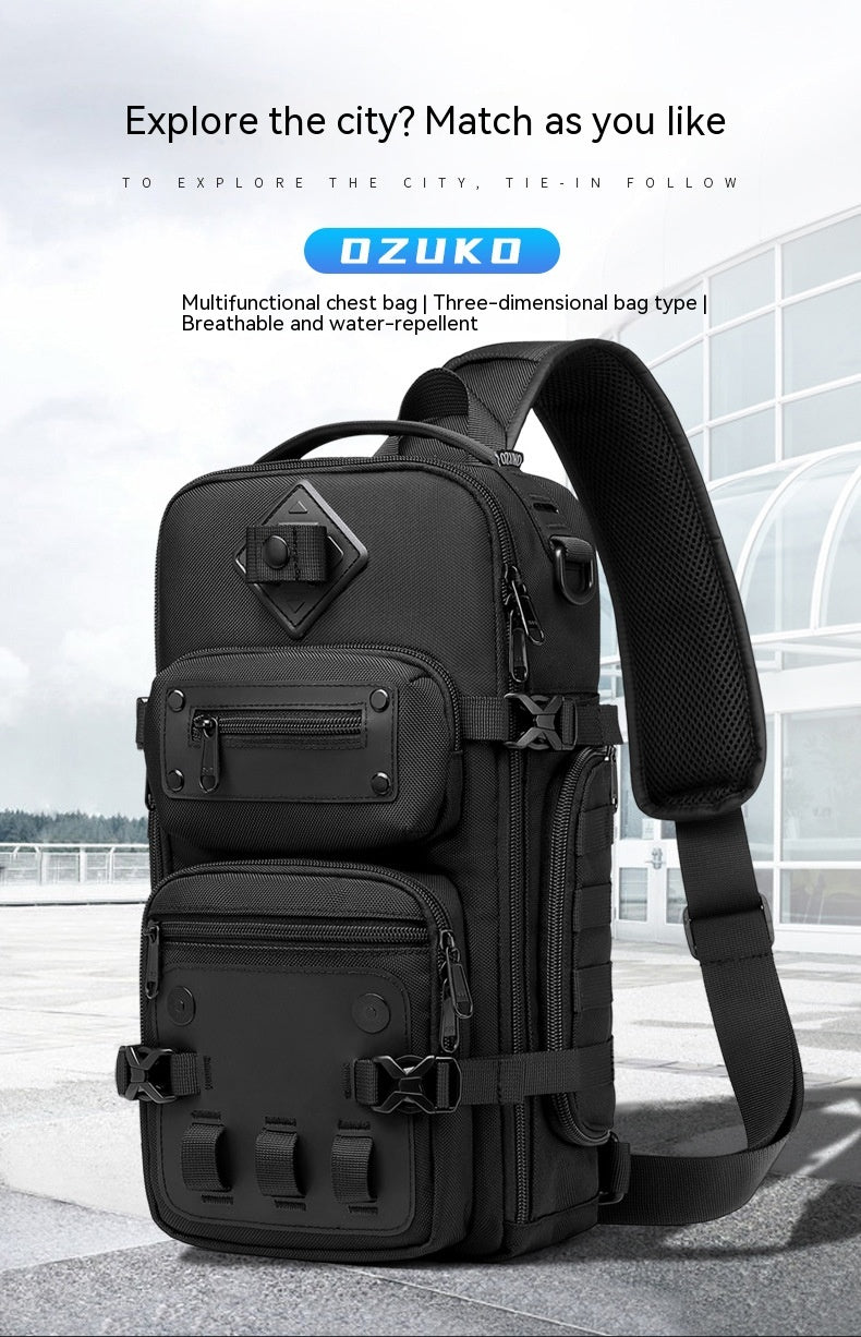 Tactical Chest Outdoor Large Capacity Sports Messenger Bag