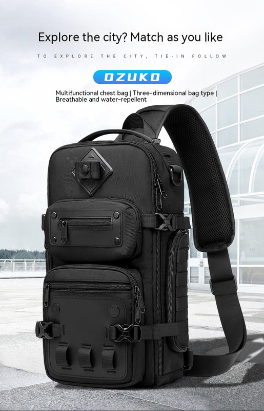 Tactical Chest Outdoor Large Capacity Sports Messenger Bag