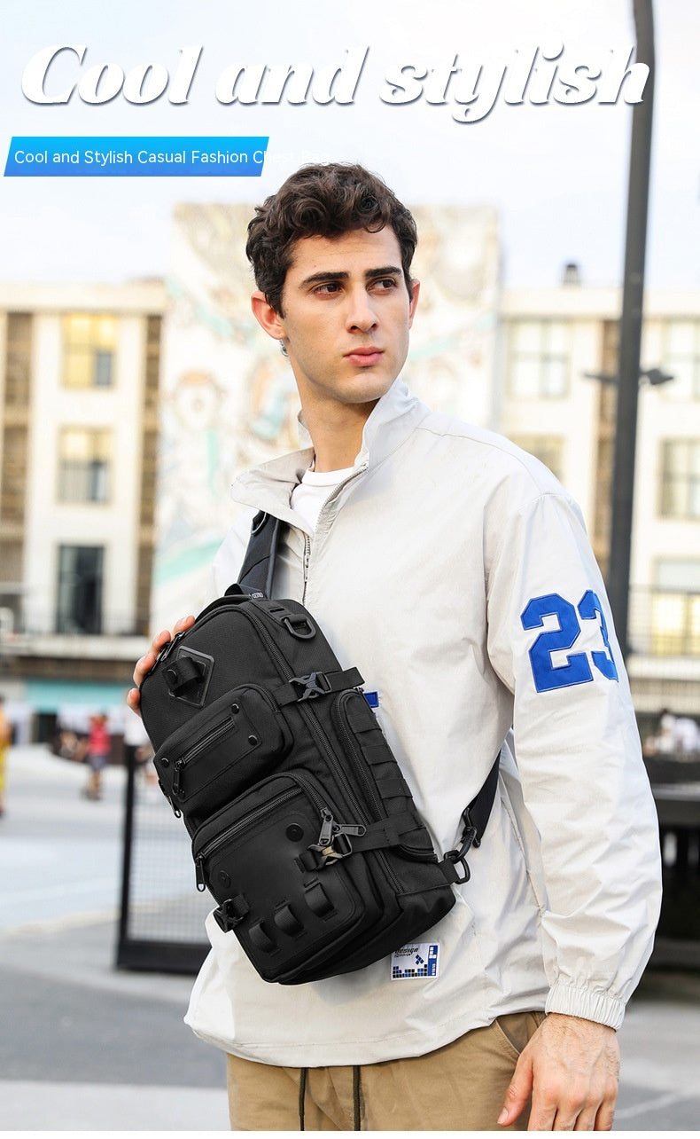 Tactical Chest Outdoor Large Capacity Sports Messenger Bag