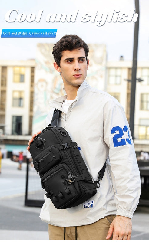Tactical Chest Outdoor Large Capacity Sports Messenger Bag