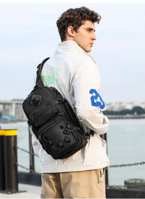 Tactical Chest Outdoor Large Capacity Sports Messenger Bag