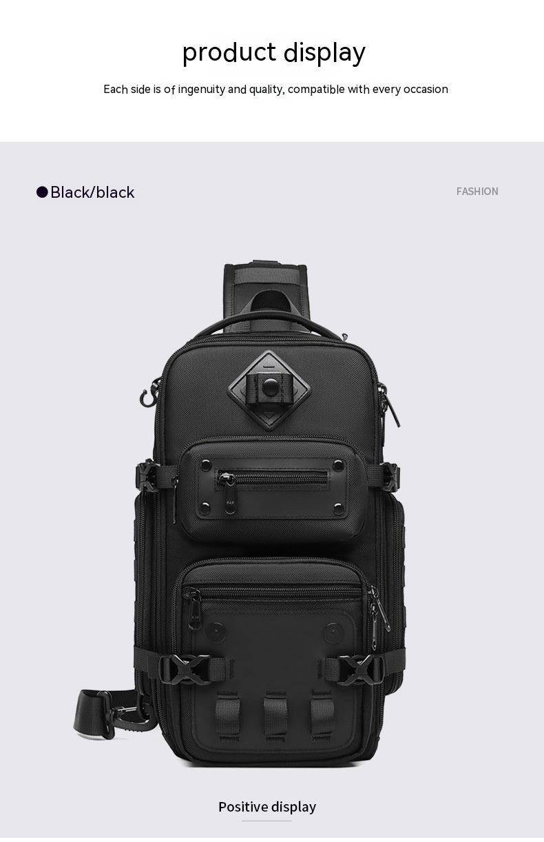 Tactical Chest Outdoor Large Capacity Sports Messenger Bag