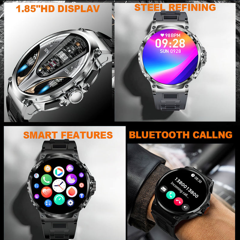 Bluetooth Calling Heart Rate Blood Oxygen Multi Sport Smart Watch