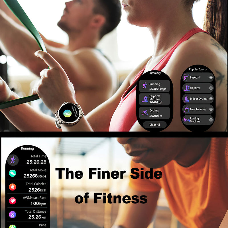 Bluetooth Calling Heart Rate Blood Oxygen Multi Sport Smart Watch