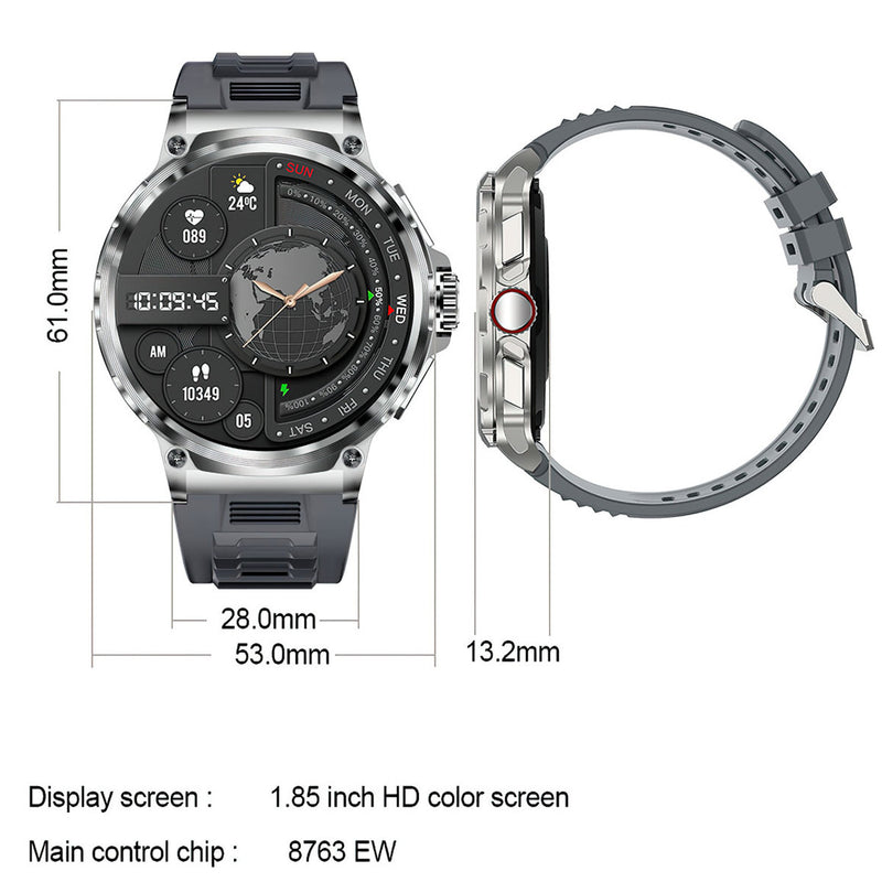 Bluetooth Calling Heart Rate Blood Oxygen Multi Sport Smart Watch