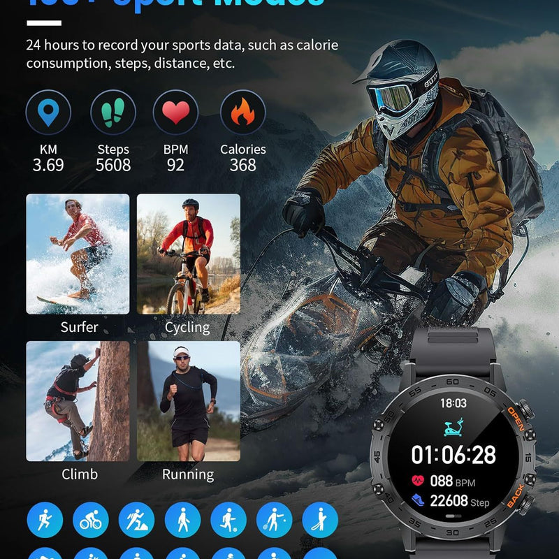 K52 Bluetooth Calling Smart Watch Ultra-long Standby
