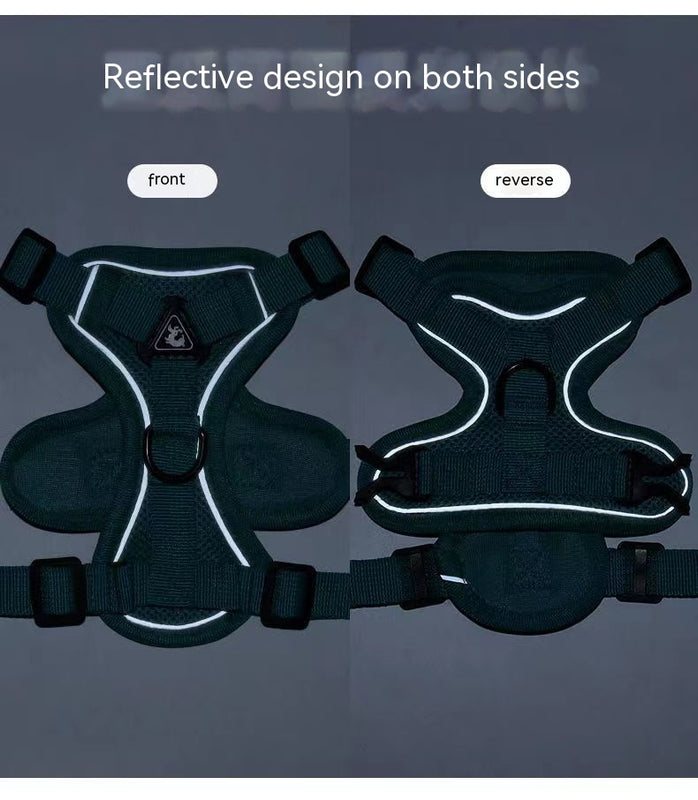 Vest Style Anti Slip Dog Reflective Traction Rope