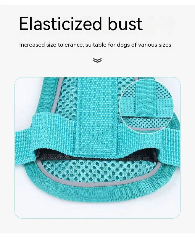 Vest Style Anti Slip Dog Reflective Traction Rope