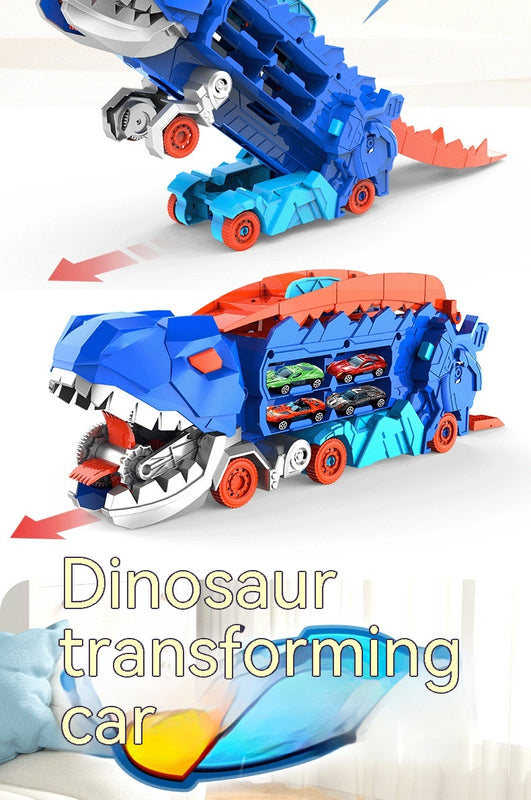 Tyrannosaurus Dinosaur Deformation Track Gliding Car