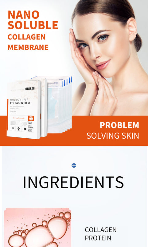 Máscara Instantânea de Colagénio Hidrolisado Nano Instant Solution