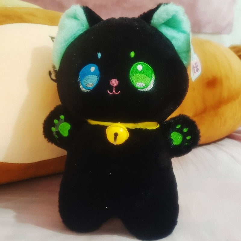 Cute Black And White Cat Doll Plush Toys