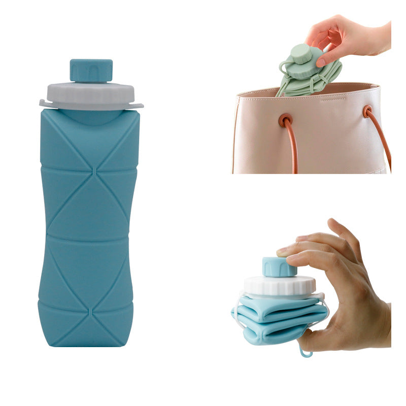 Thickened Silicone Folding Sports Water Cup