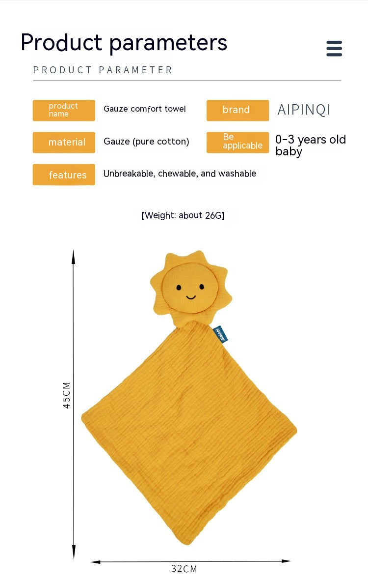 Baby Coax Sleeping Artifact Newborn Gauze Appeasing Towel