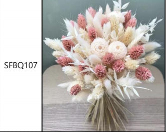 Plant Dried Flowers And Reed Decoration