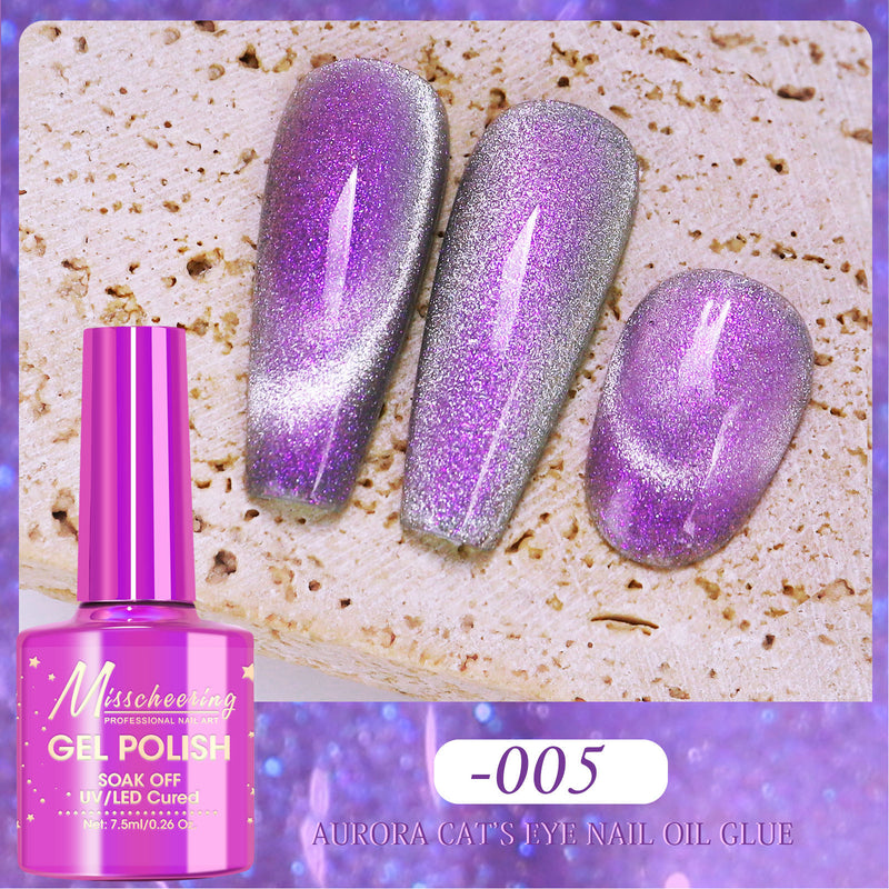 Verniz de Unhas Polar Day Crystal Cat's Eye Dazzling Magic Color