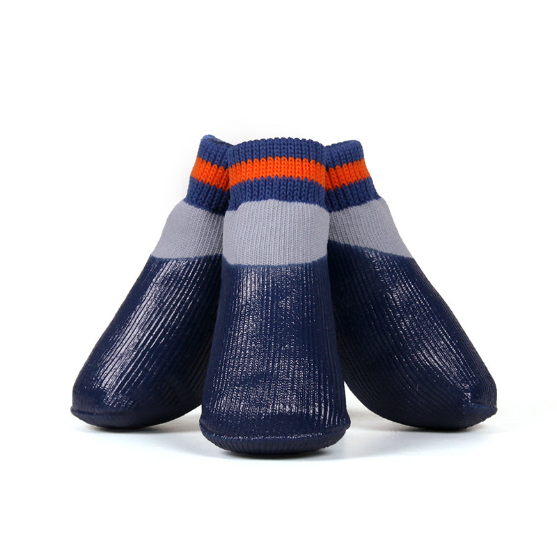 Botas para Cão DogSocks, Sapatos para Cães Grandes, Impermeáveis, Sola de Borracha Antiderrapante, Protetor de Patas, Topo Elástico, para Desportos ao Ar Livre