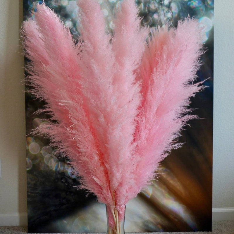 Reed dried flower bouquet