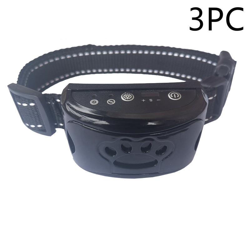 Hundetraining Halsband Wasserdicht Elektrisch Haustier Fernbedienung Wiederaufladbarer Hunde Trainer Bell Stopp Gerät Mit Schock Vibration Ton