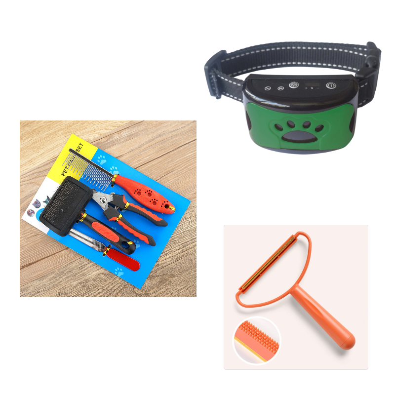 Hundetraining Halsband Wasserdicht Elektrisch Haustier Fernbedienung Wiederaufladbarer Hunde Trainer Bell Stopp Gerät Mit Schock Vibration Ton