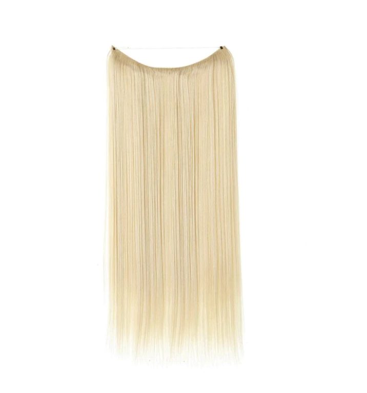 Women's One-piece Adjustable Invisible Straight Multi-color Gradient Hair Extension Fishline