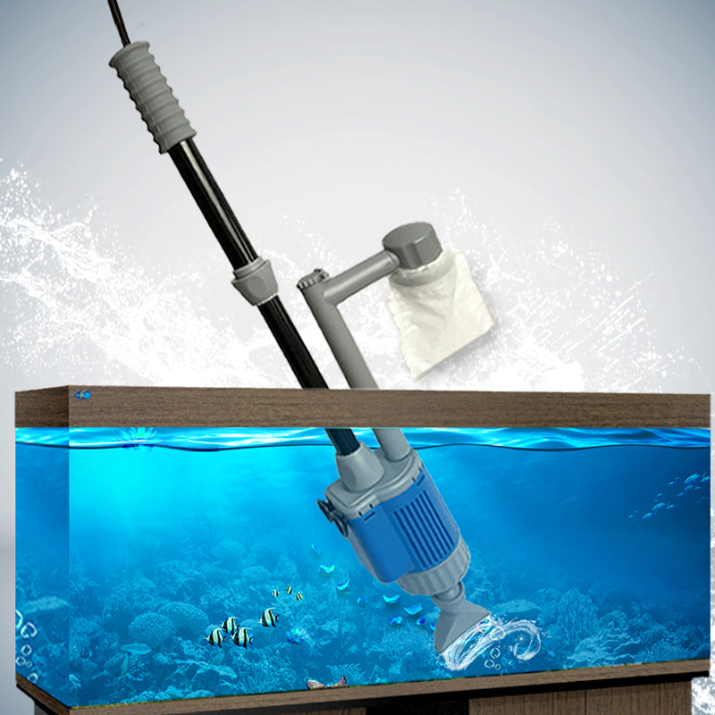 Limpador de cascalho de tanque de peixes - Aspirador elétrico de areia de aquário