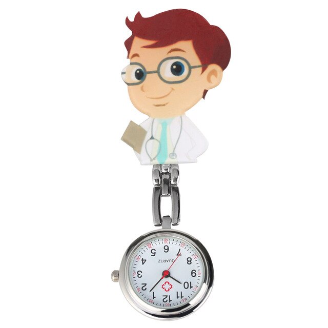 Relógio de bolso enfermeira relógio de cuidados médicos relógio de bolso feminino