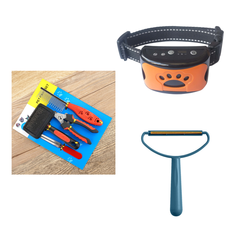 Hundetraining Halsband Wasserdicht Elektrisch Haustier Fernbedienung Wiederaufladbarer Hunde Trainer Bell Stopp Gerät Mit Schock Vibration Ton