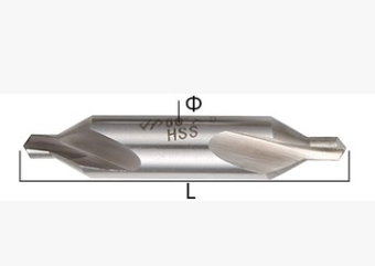 Knife drilling chamfering knife without guard cone composite center drill high speed steel fixed point drill