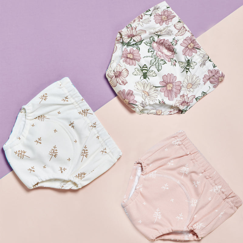 Gauze Baby Training Pants Pure Cotton Breathable 3 Pack