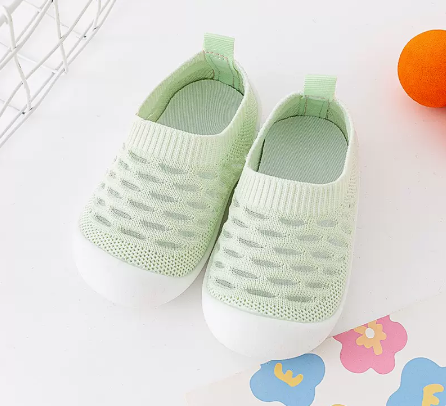 Sapatos de Caminhada com Sola Macia e Antiderrapante para Bebé (Primavera/Outono)