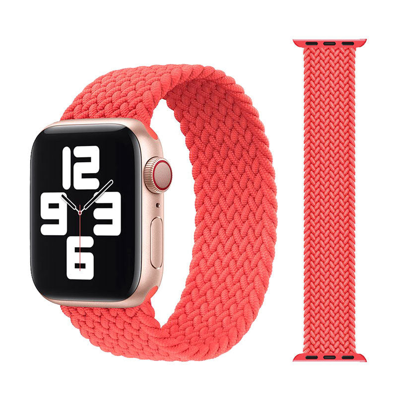Single Loop Nylon Braided Elastic Strap