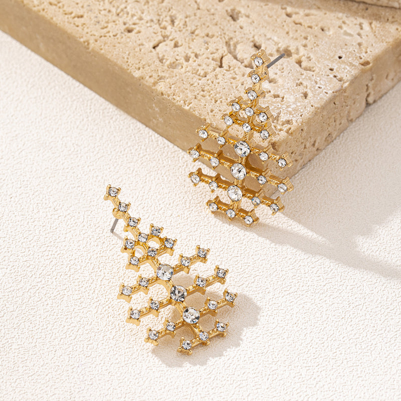 Heavy-duty Water-drop Irregular Fashionable Elegant Womens Earrings