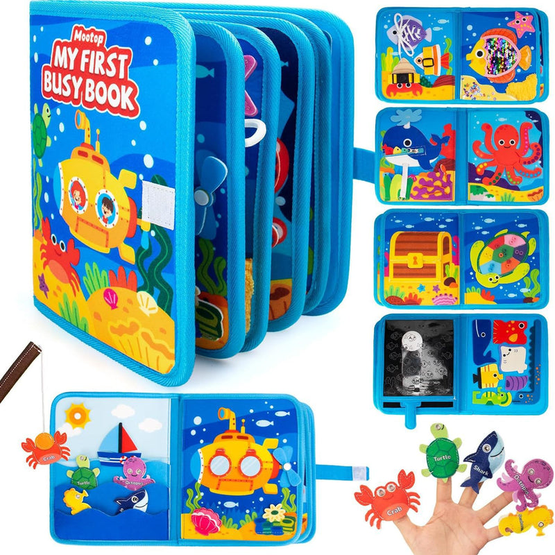 Marine-themed Felt Early-learning Board Educational Toy For Children