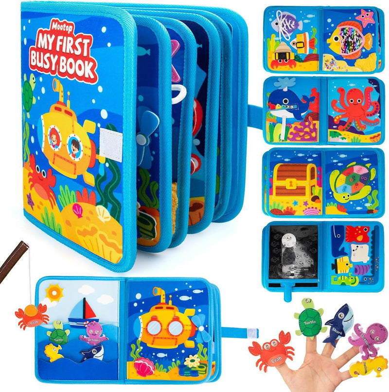 Marine-themed Felt Early-learning Board Educational Toy For Children