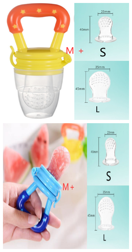 Chupeta de Silicone para Bebé, Encapsulada para Acalmar, Utensílio de Alimentação Complementar