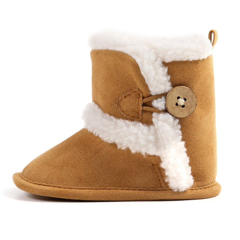Gefütterte Baby-Winterstiefel mit warmem Fleece