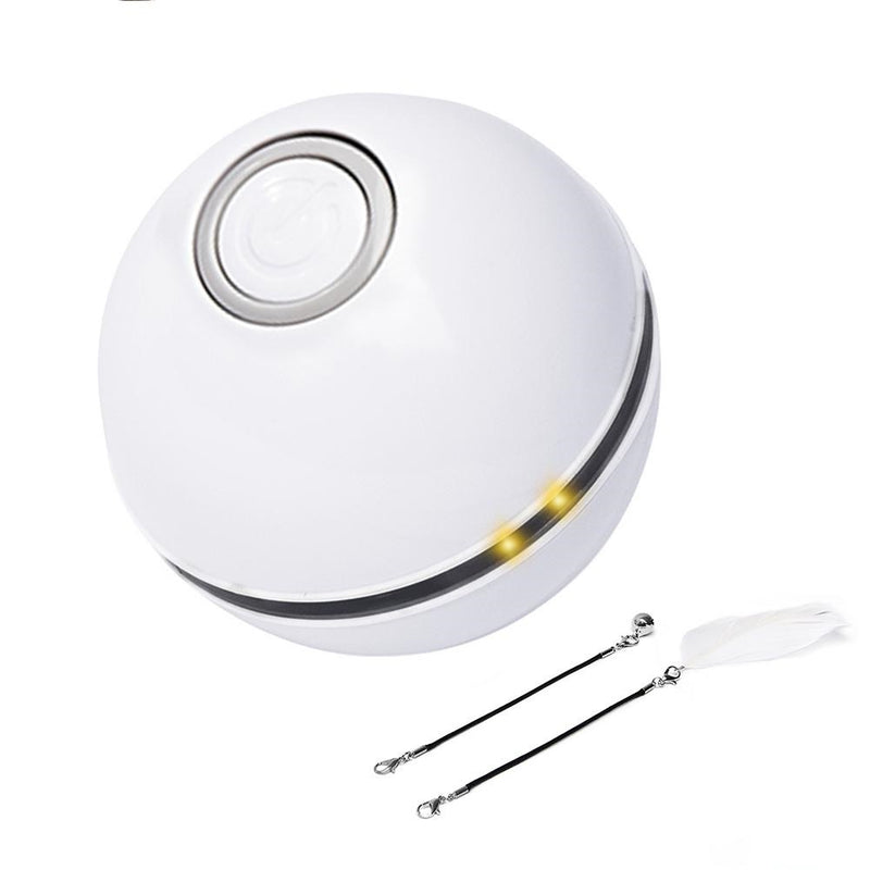 Brinquedo para gato bola laser recarregável por USB com movimento automático